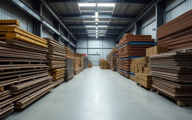 異なる種類の金属素材の山